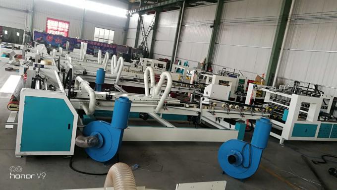 Fully Automatic Box Folder Gluer Machine For Corrugated Carton Gluing