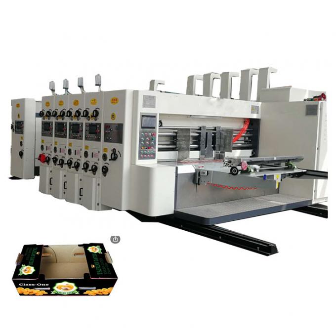 Multicolor Automatic Slotting Die Cutting Carton Printing Machine