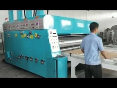 chain feed 2color printer slotter machine