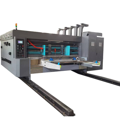 Electric Corrugated Box Printing Machine Buttons Control And Adjust 4color
