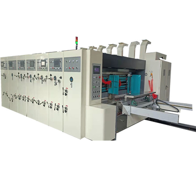 Full PLC 2-12mm Corrugated Fruit Carton Box Printing Slotting Machine 250pcs/min