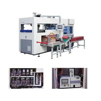 Automatic Fruit paper Box Box Folder Gluer Machine one time molding