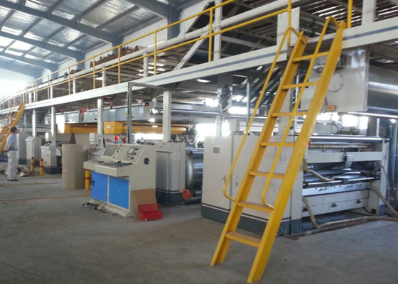 High Speed Automation 3 Ply Corrugated Board Production Line 1200mm Width 180 Speed