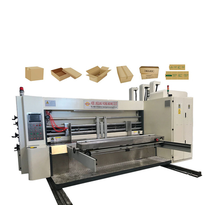 7.5kw Carton / Corrugated Box Die Cutting Machine With Cutting Precision Feed System