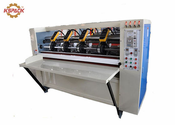 Auto Feeding Thin Blade Slitter Scorer Machine For Corrugated Paper Easy Operation