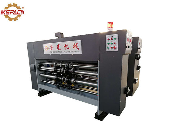 Slotting Die Cutting 2 Colors Corrugated Box Printing Machine PLC