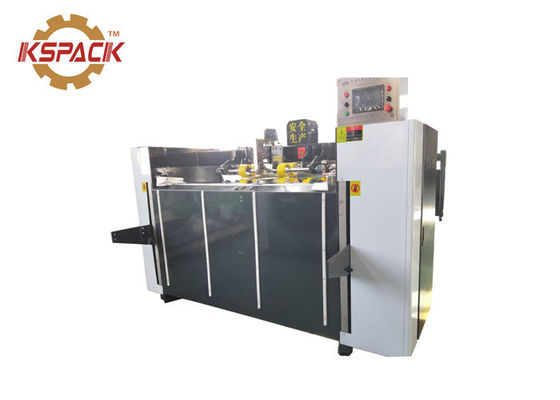 Semi Auto Stitcher Carton Making Machine , Cardboard Box Making Machine