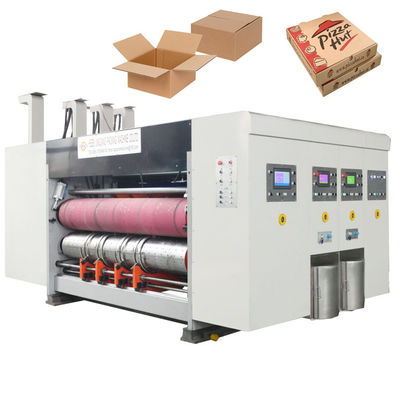 Plc Corrugated 7.5kw Multi Color Flexo Printing Machine