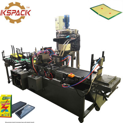 High Speed Automatic Put Buttons Mouse Trap Board Making Machine 40kg