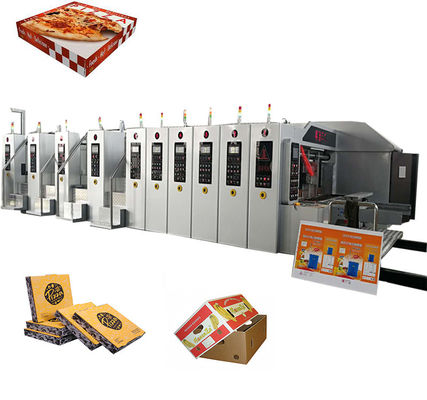 Fully Automatic 5colors Printer Slotter Die Cutter Machine Corrugated Carton Box