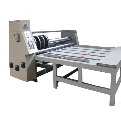 Electric Rotary Slotter Machine With Chain Feed Paper Four Knifes Semi Automated