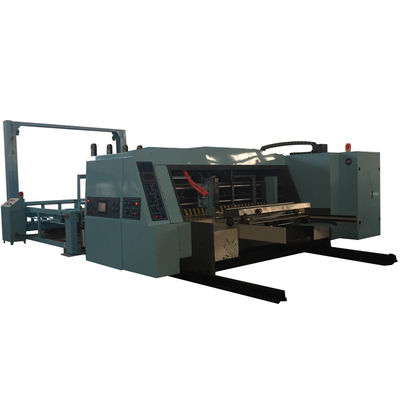 High Speed Semi Auto Corrugated Slotting Machine Chain Feed Electric Driven