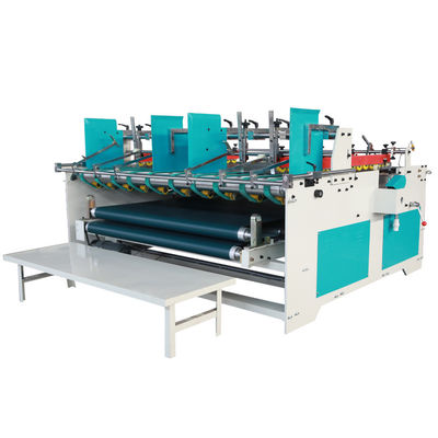 Corrugated Carton Box Press Type Semi Automatic Folder Gluer Machine