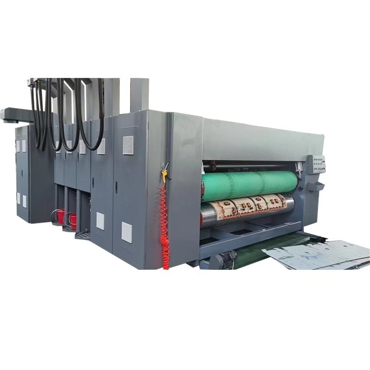 Plc Vacuum Dust Multicolor Corrugated Box Printing Machine
