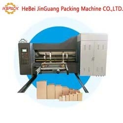 Lead Edge Feeder 1-6Colors Flexo Printer Slotter Die Cutter Machine 100-300kw