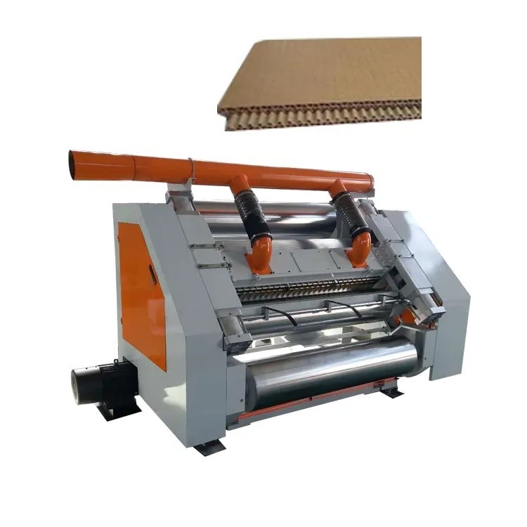 1-4t/d Single Face E Flute Corrugation Machine Corrugated Box Production Line
