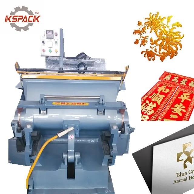 ISO 1.5KW Automatic Hot Foil Stamping Machine With Creasing Die Cutting Function