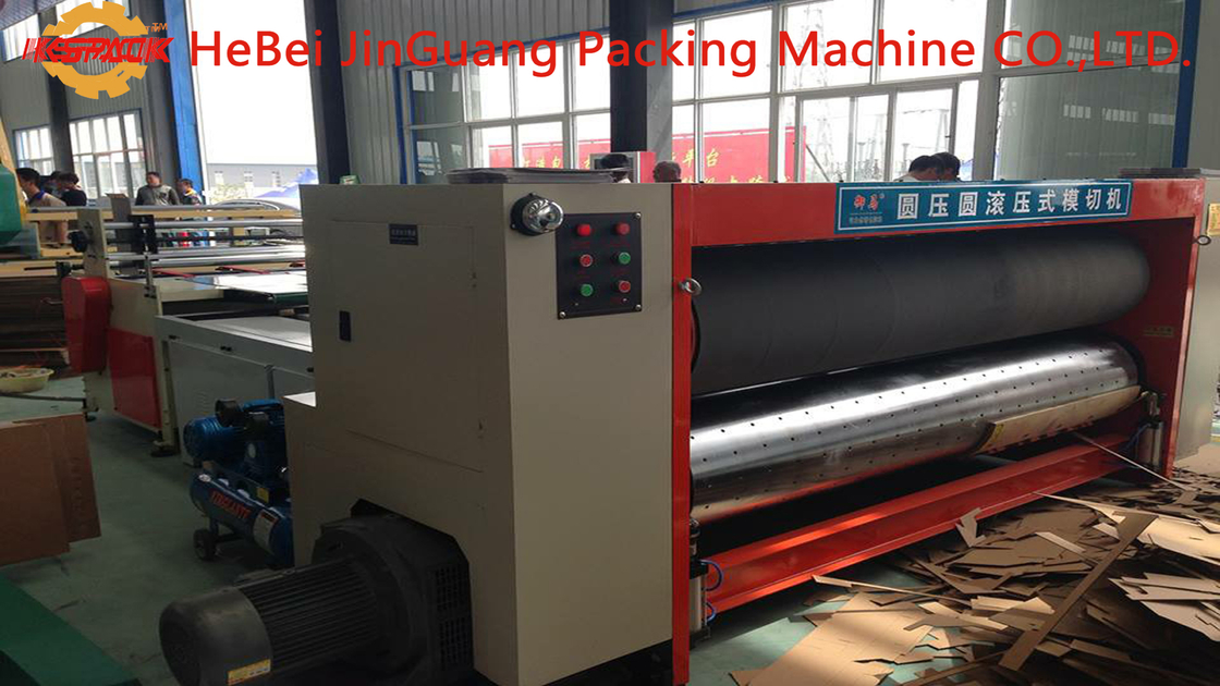 Eccentric Manual Feeding Corrugated Box Die Cutting Machine 5.5KW