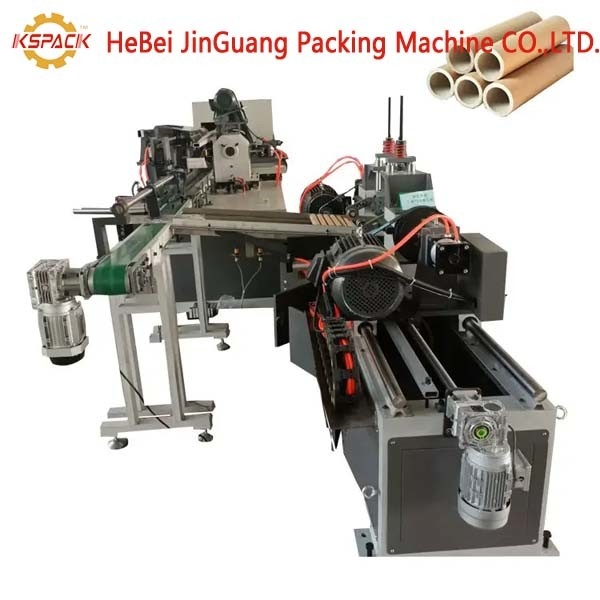 Customizable Water Based Glue Tube Making Machine For 20-500mm Paper Tube Diameter Speed 0-100m/min