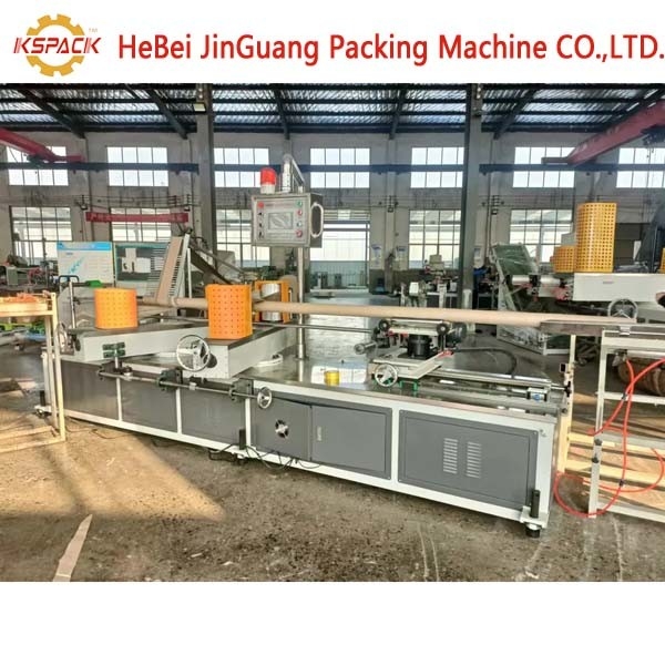 High Capacity Automatic Paper Tube Making Equipment For 50-60 Tubes/min And Tube Length Range 100-500mm