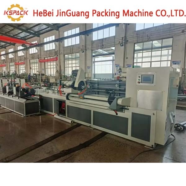 High Capacity Automatic Paper Tube Making Equipment For 50-60 Tubes/min And Tube Length Range 100-500mm