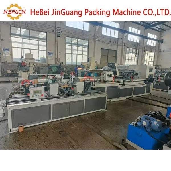 High Capacity Automatic Paper Tube Making Equipment For 50-60 Tubes/min And Tube Length Range 100-500mm