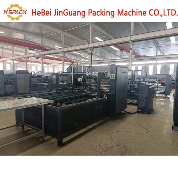 Automatic Box Folder Gluer Machine Min Cardboard 300 * 700 Mm