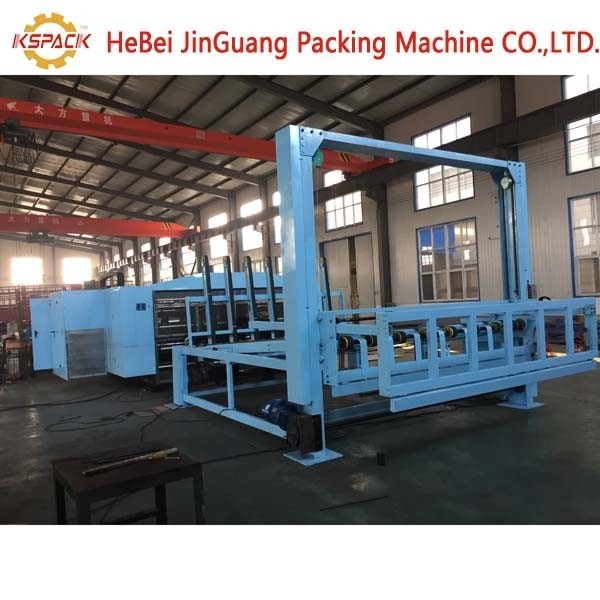 High Speed Rotary Slotter Machine Four Knives With Stacking Machine