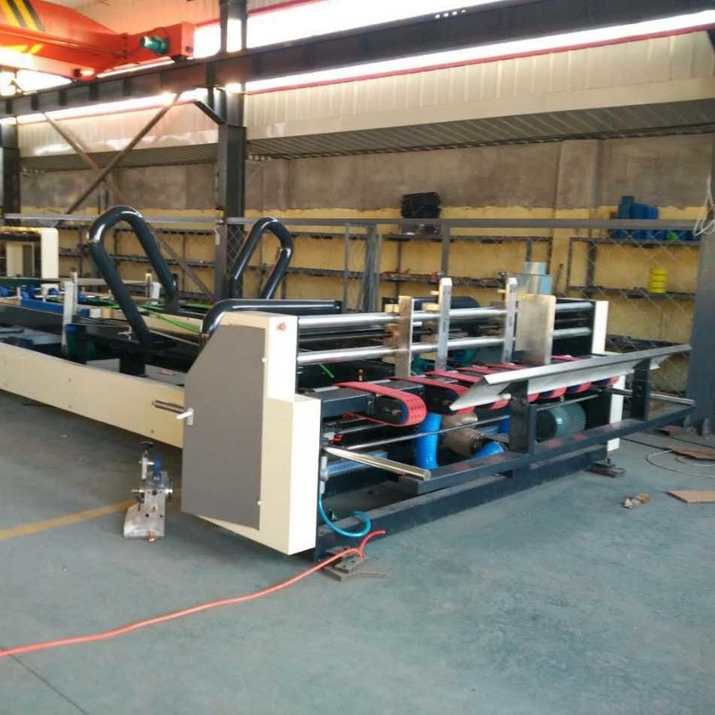 Automatic Box Folder Gluer Machine Corrugated Carton Packing Machine