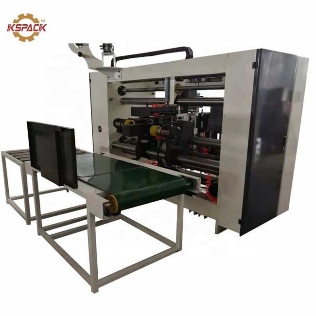 Semi Automatic Carton Box Stitching Machine Two Piece Single Piece