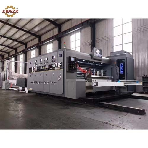 Stainless Steel Corrugated Box Printing Machine for Paper Printer Machine Weight Approximately 5 Tons
