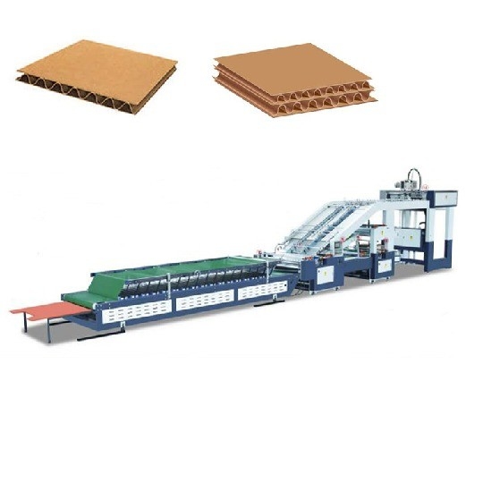 B Type Semi Auto Paper Mounting  Flute Laminator Machine 90 pic / min