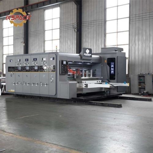 Fully Automatic Carton Making Machine PLC Control Corrugated Carton Flexo Printer Slotter Die Cutter Production Line