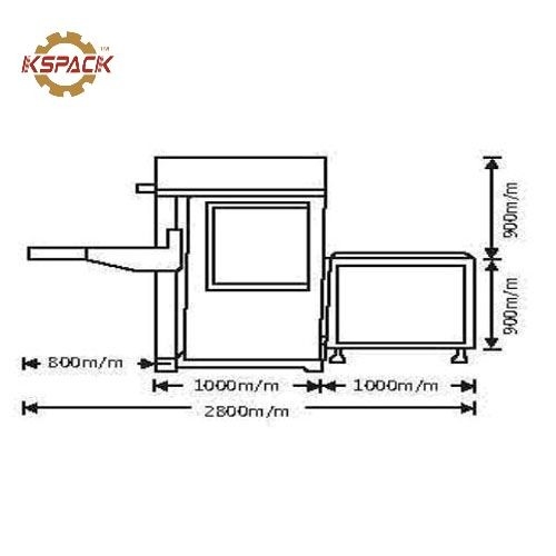 Semi Auto White Carton Box Stitching Machine 3600mm