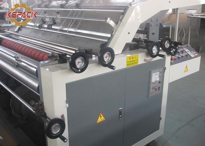 1600MM Semi Automatic Flute Laminator Machine Speed 90M / Min