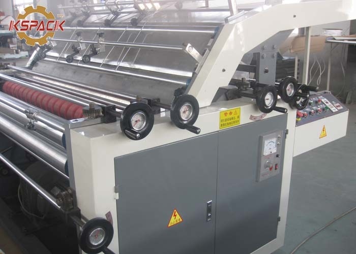 Corrugated Board Semi Auto Flute Laminator Machine B Type 1600