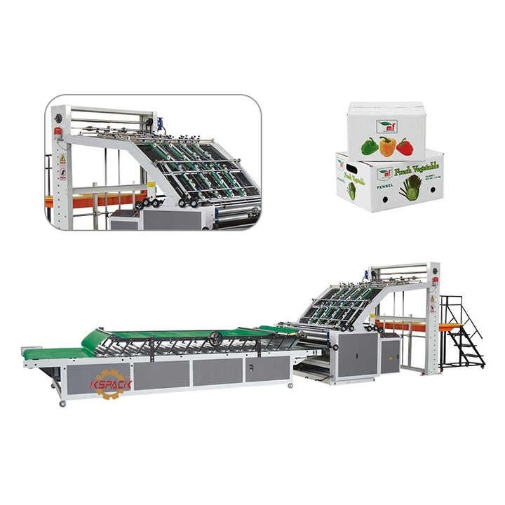 High Speed Corrugated Flute Laminator Machine A/B/E 1 3 5 Ply Flute Laminating Machine