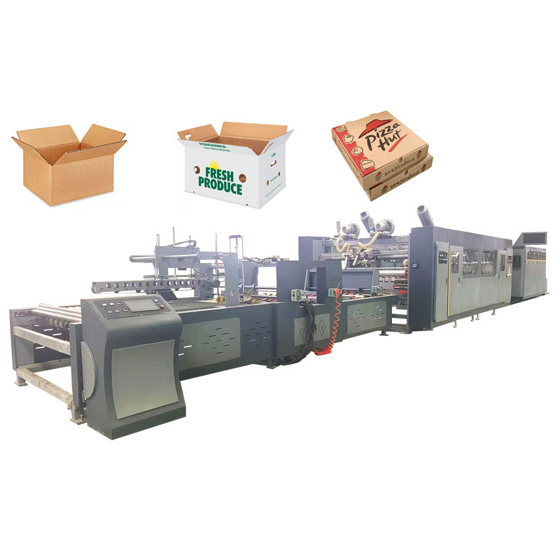 Box Packaging Automatic Corrugated Carton Box Maker Printer Slotter Die Cutter Machine