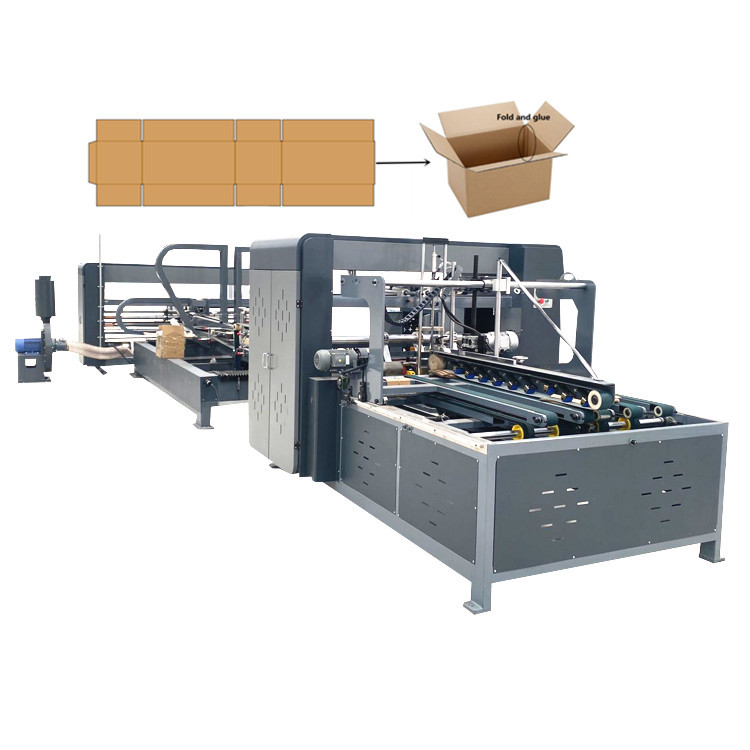 Carton Folder 2600 Size Gluing Machine For Boxes