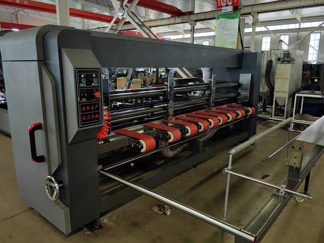 Steel 2400 Fully Automatic Carton Folding And Gluing Machine