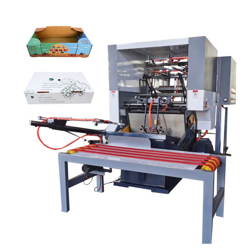Automatic Corrugated Box Die Cutting Machine For Pizza Box 1600*1200