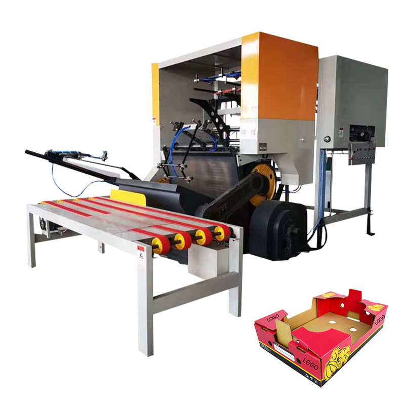 Automatic Corrugated Box Die Cutting Machine For Pizza Box 1600*1200