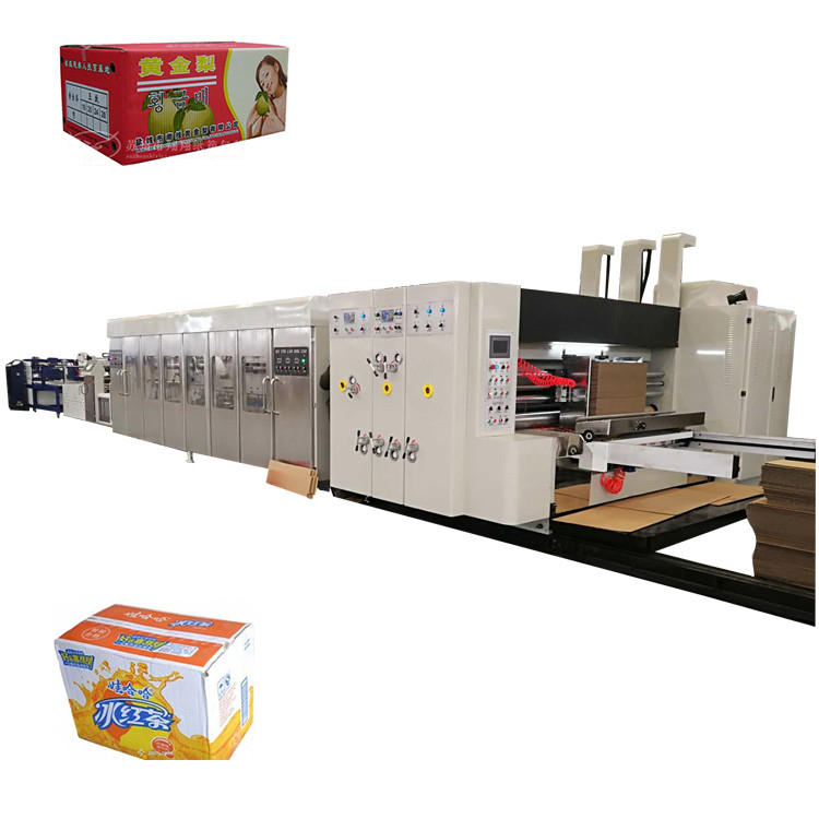 Customizable Pizza Box Making Machine With 1-5 Color Printing And 300-800mm Printer Roller