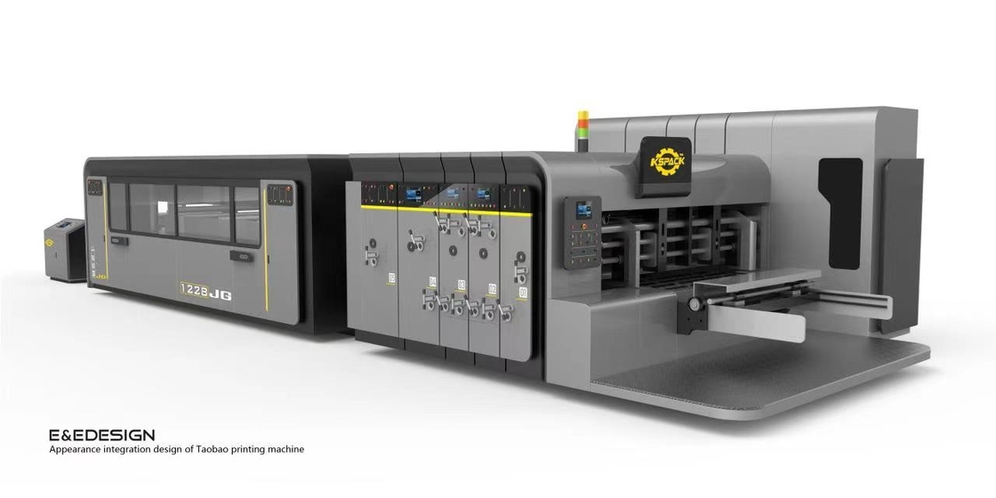 Customizable Pizza Box Making Machine With 1-5 Color Printing And 300-800mm Printer Roller