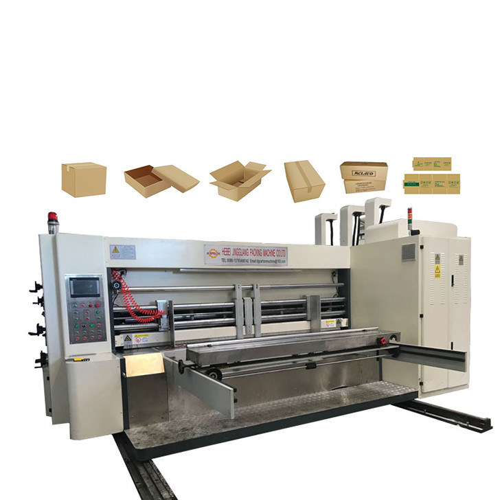 7.5kw Carton / Corrugated Box Die Cutting Machine With Cutting Precision Feed System