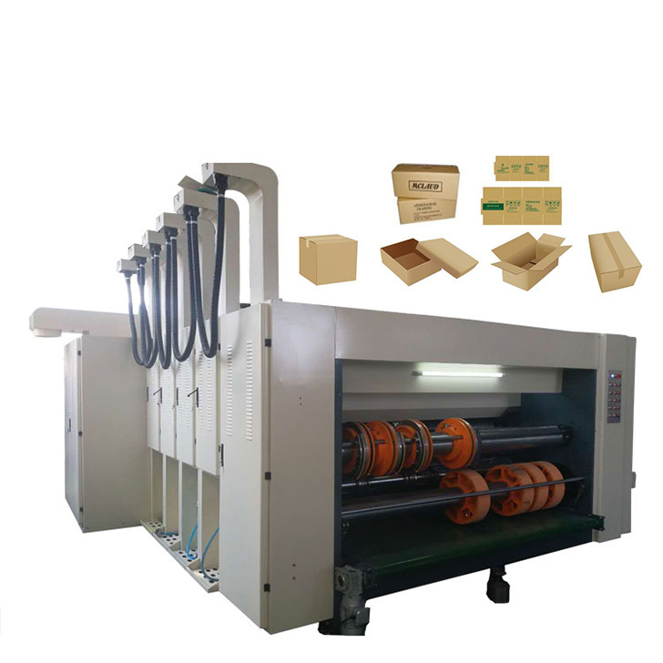 7.5kw Carton / Corrugated Box Die Cutting Machine With Cutting Precision Feed System