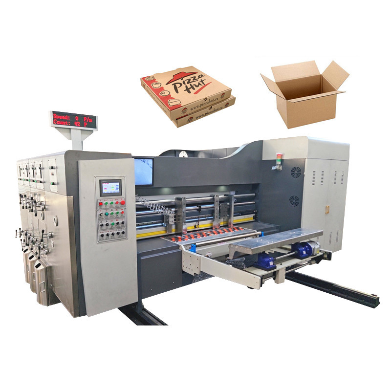 Carton Box Multi Color Printing Machinery Carton Print Slotting Flexo Printing Slotting Machine For Shipping Box