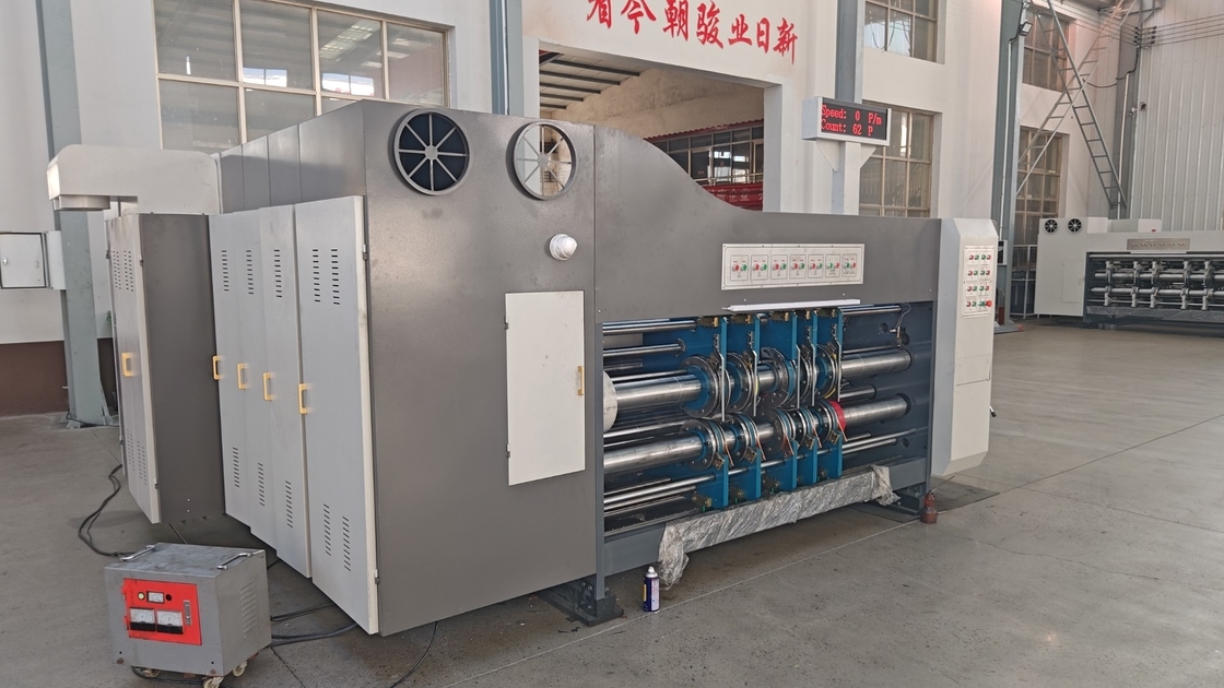 Carton Box Multi Color Printing Machinery Carton Print Slotting Flexo Printing Slotting Machine For Shipping Box