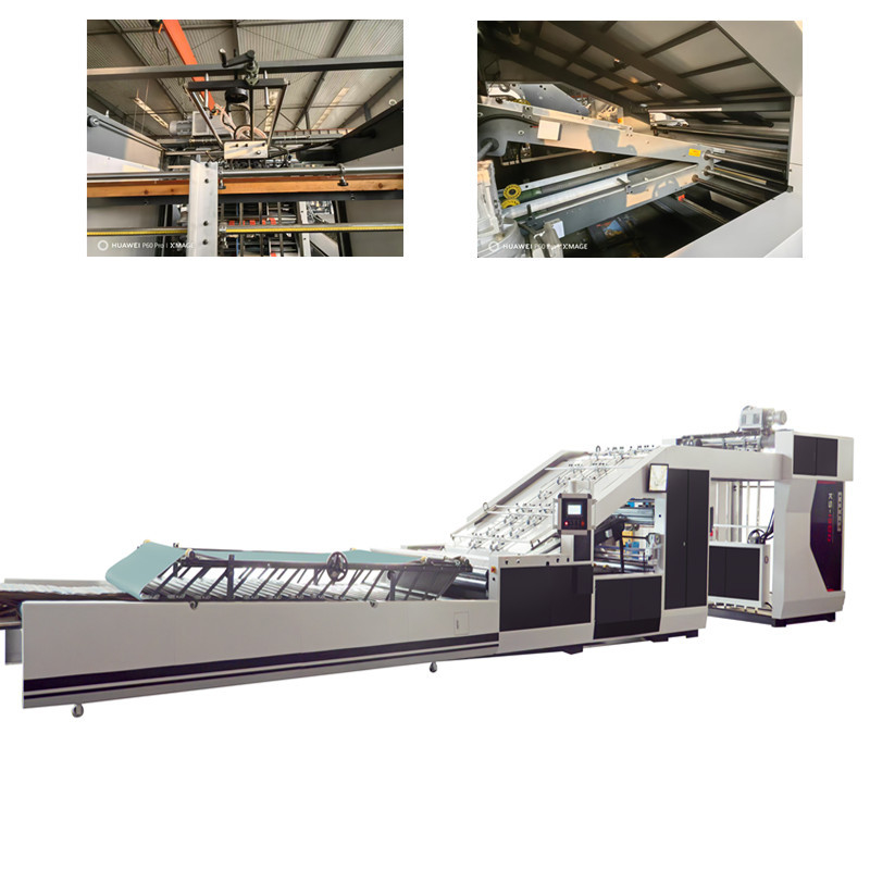 Full Automatic  Corrugated Cardboard Paper Flute Laminating Machine