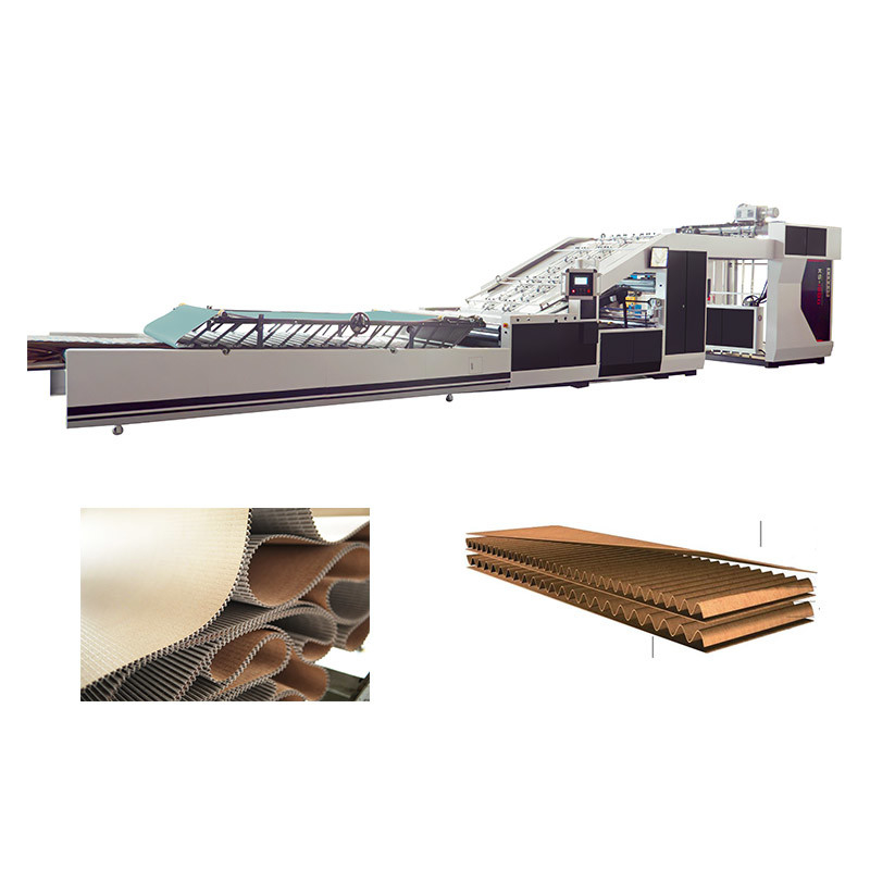 2+2+1 Ply Kraft Paper Corrugated Cardboard Flute Laminating Machine